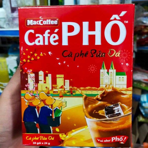 Cà phê Sữa đá maccoffee café Phố mẫu tết 2020 gói 240g 2 tốt nhất Tháng tư 2025
