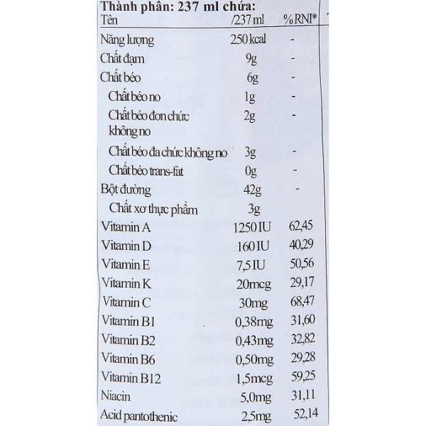 Lốc 6 chai sữa bột pha sẵn Ensure Original vani 237ml 4 tốt nhất Tháng sáu 2025