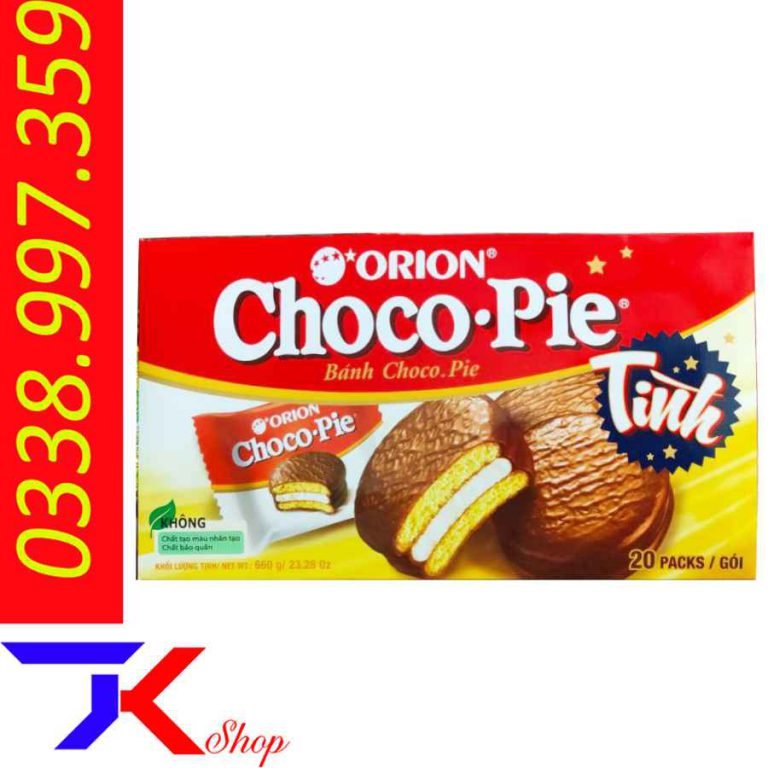 Bánh Choco-pie Tình Orion 20 Packs-gói 660g - Tạp Hóa Kỷ Tươi - Sữa Bột ...