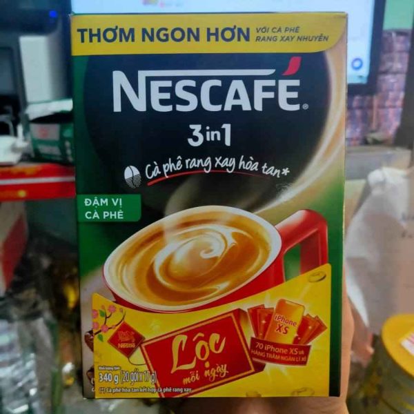 Cà phê hòa tan NesCafé 3 trong 1 đậm vị cà phê 340g 17g x 20 gói 2 tốt nhất Tháng 7 2025