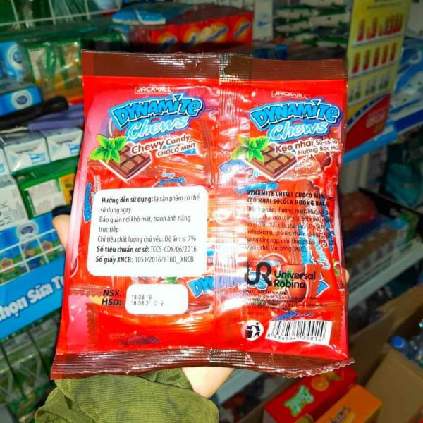 Kẹo socola Dynamite Chews hương bạc hà gói 125g 2 tốt nhất Tháng sáu 2025