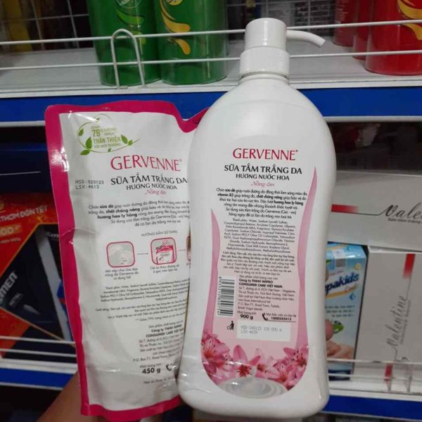 SỮA TẮM TRẮNG DA GERVENNE HƯƠNG NƯỚC HOA 900G HÀNG TẶNG 4 tốt nhất Tháng năm 2025