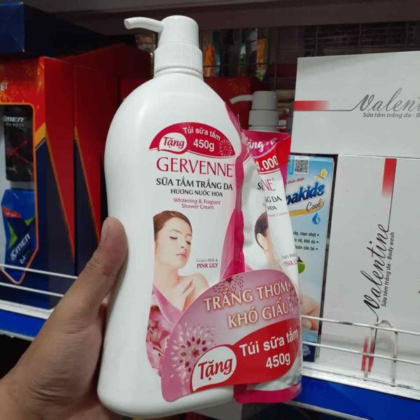 SỮA TẮM TRẮNG DA GERVENNE HƯƠNG NƯỚC HOA 900G HÀNG TẶNG 5 tốt nhất Tháng năm 2025