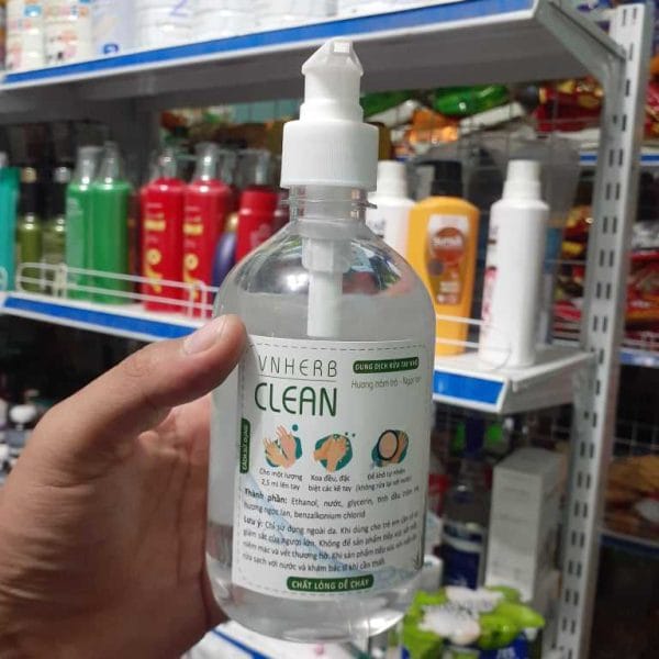 Rửa Tay Khô VNHERB CLEAN (Mới) Chai 500ml 6 tốt nhất Tháng năm 2025
