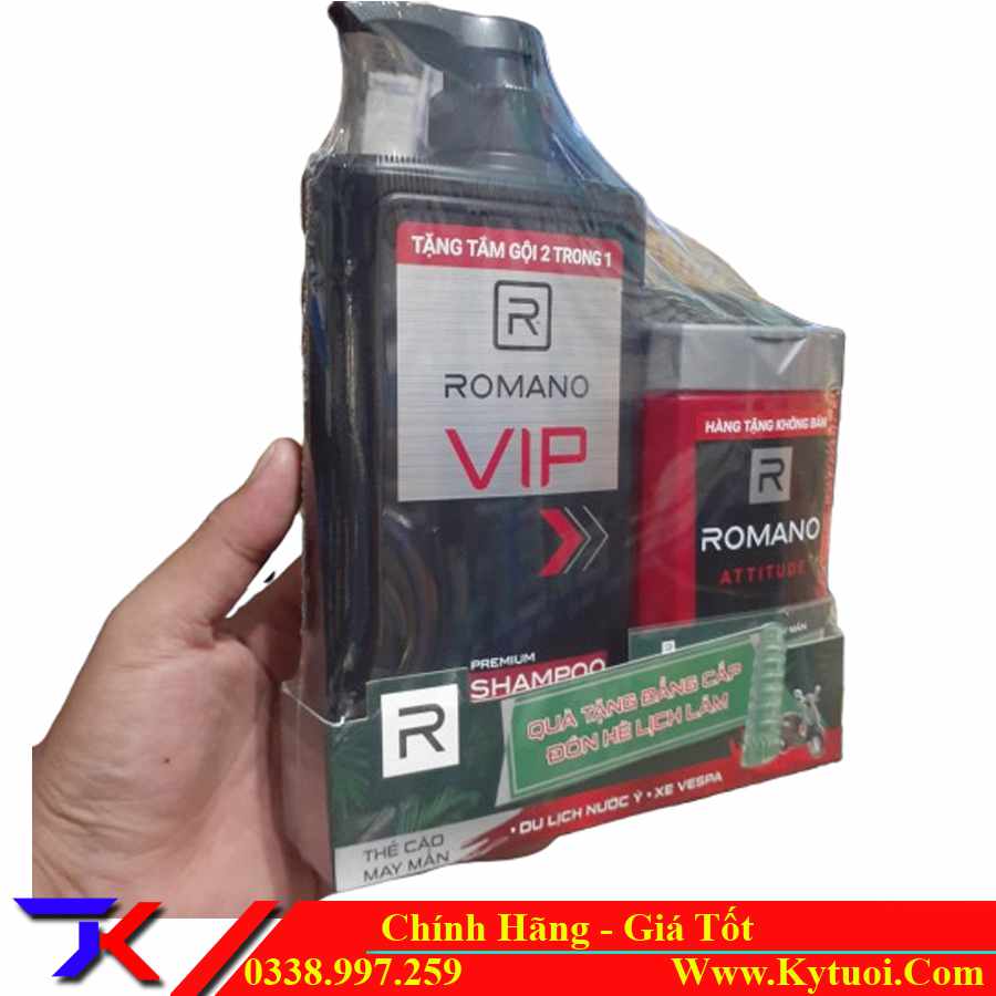 Dầu Gội Romano Vip Nước Hoa Cao Cấp 650g (Tặng Sữa Tắm) - Tạp Hóa Kỷ ...