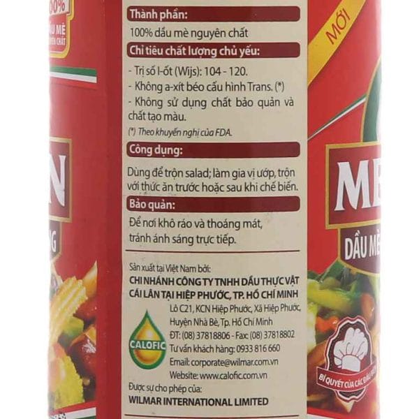 Dầu Mè hảo hạng Meizan (250ml) 3 tốt nhất Tháng sáu 2025