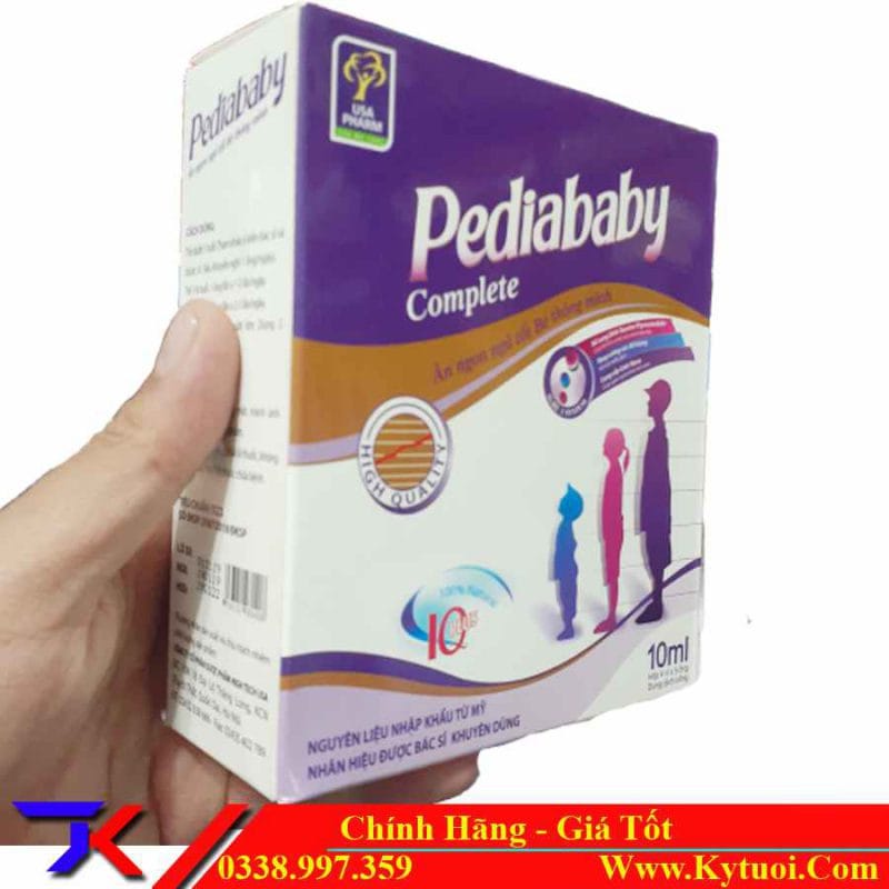 Siro Pediababy Complete Trẻ  ăn ngon ngủ tốt Bé Thông Minh