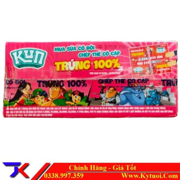 Sữa Kun Túi Vị (Dâu, Nho, Cam) 110ml X 24 Gói 5 tốt nhất Tháng sáu 2025