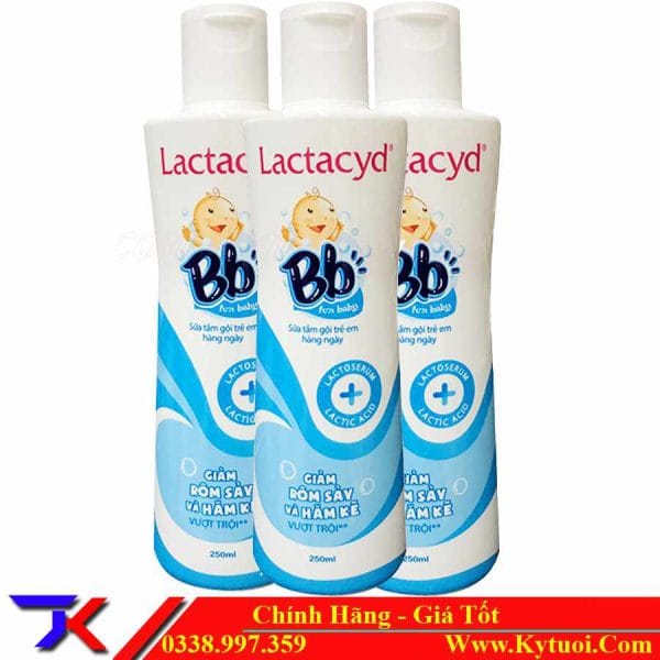 Sữa tắm Lactacyd BB rôm sẩy