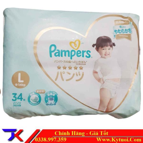 Tã quần Pampers Nhật L34