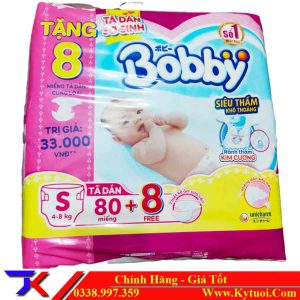 Tã dán Bobby size S80