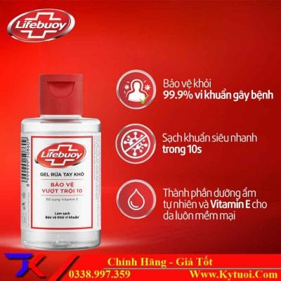 Gel Rửa Tay Khô Bảo Vệ Vượt Trội 10 Lifebuoy 100ml 6 tốt nhất Tháng năm 2025