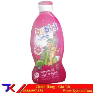 Sữa Tắm gội Bobini 3 Trong 1 MÙI QUẢ DÂU 330ml