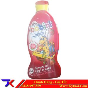 Sữa Tắm gội Bobini 3 Trong 1 MÙI QUẢ MÂM XÔI 330ml