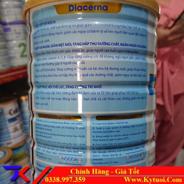 Sữa COLOSURE DIACERNA 900g 3 tốt nhất Tháng tư 2025