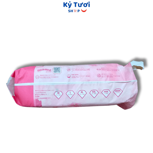 thông Tin Size Bỉm Momo Diamond XXL48