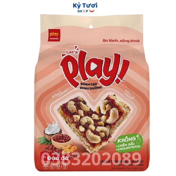 Bánh gạo dinh dưỡng Play 3 vị 108g 2 tốt nhất Tháng sáu 2025