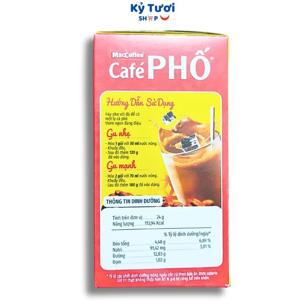 Cà phê sữa đá MacCoffee café Phố hộp 240g 3 tốt nhất Tháng tư 2025