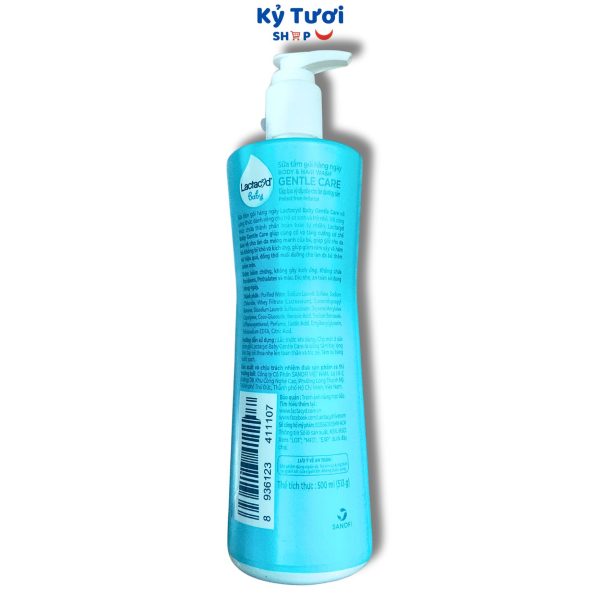 Sữa tắm gội Lactacyd Baby Gentle Care (Xanh dương)
