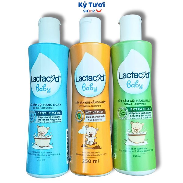 Sữa tắm Lactacyd Baby 3 màu 250ml 1 tốt nhất Tháng Hai 2024