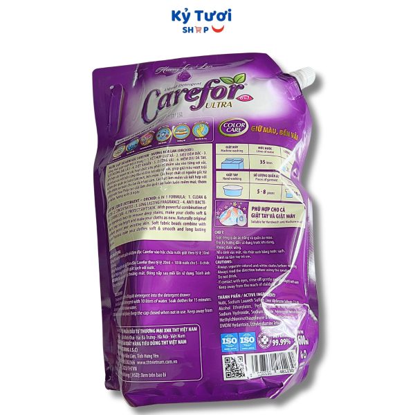 Túi nước giặt Carefor 6 trong 1 3.6L 4 tốt nhất Tháng năm 2025