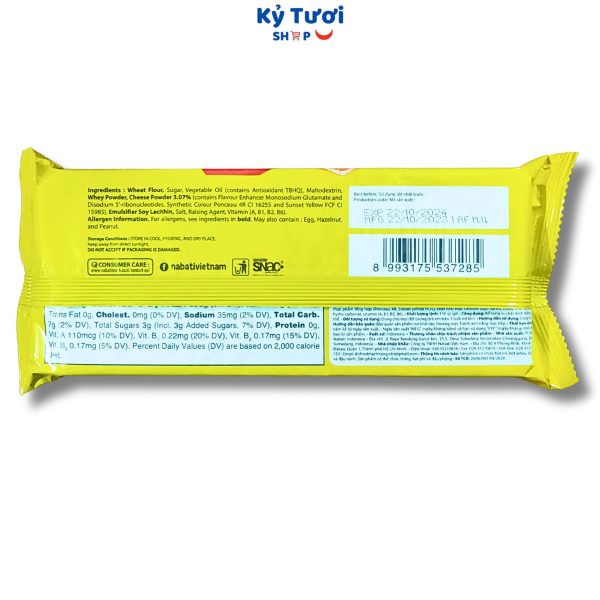 Bánh xốp NABATI wafer vị Richeese, Richoco 100g 3 tốt nhất Tháng tư 2025