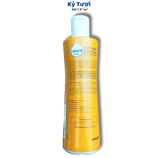 Sữa tắm gội cho bé Lactacyd Active Play
