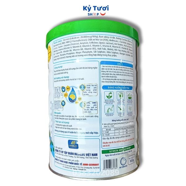 Sữa Gerllac Colostrum Grow IQ 900G 3 tốt nhất Tháng sáu 2025