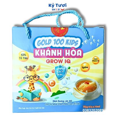 Yến sào GOLD 100 KIDS GROW IQ Khánh Hòa 10 tốt nhất Tháng Hai 2024