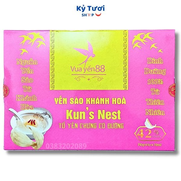 Yến sào Khánh Hòa Kun's Nest Tổ yến Chưng có đường 4 tốt nhất Tháng sáu 2025