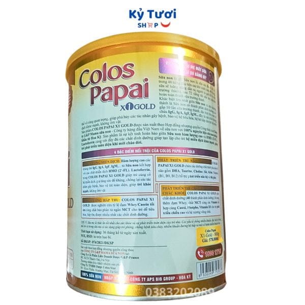 Sữa COLOS PAPAI X1 GOLD 6 tốt nhất Tháng 8 2025