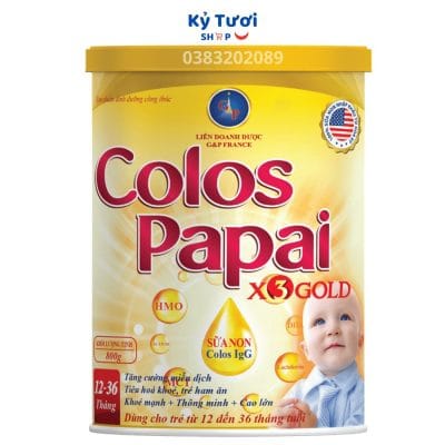 Sữa COLOS PAPAI X3 GOLD 2 tốt nhất Tháng sáu 2025 Sữa COLOS PAPAI X3 GOLD 2 tốt nhất Tháng sáu 2025